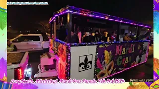 Long Beach, Mississippi Mardi Gras Parade 2024