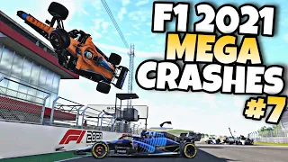 F1 2021 MEGA CRASHES #7