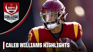 Caleb Williams looks UNSTOPPABLE! 🔥 Throws 249 YDS for 2 TD in HUGE USC victory 👀