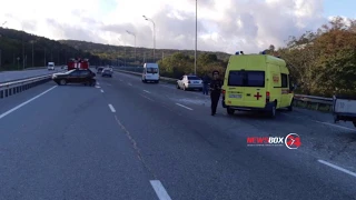 Массовая авария с участием пассажирского автобуса произошла в Приморье