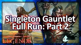 (TES: Legends) Singleton Gauntlet Run with Battlemage - Part 2