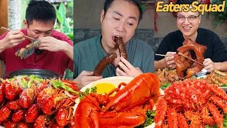 The blind box meal is all big seafood丨food blind box丨eating spicy food and funny pranks