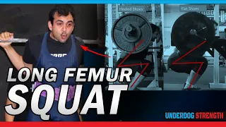 Long Femur Squat | How to Squat Deeper If You Have Long Legs