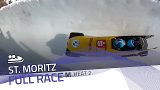 St. Moritz | BMW IBSF World Cup 2021/2022 - 2-Man Bobsleigh Heat 2 | IBSF Official