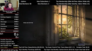 🔴 YT Livestream 4/29/23.  TLOU Remake PS5 Grounded Speedrun WR Attempts.