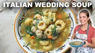 Italian Wedding Soup with Tortellini - Delicious Fall Recipe!