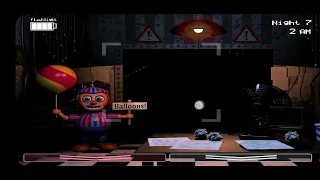 FNAF 2 But Ballon Boy makes me fail   WARNING WITHERED FOXY JUMPSCARE AT END !!!!