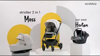 Moss 2in1baby stroller – skiddoü