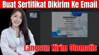 Cara Membuat Sertifikat Otomatis di Kirim Ke Email