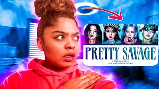 BLACKPINK Pretty Savage Lyrics (Color Coded Lyrics) REACTION!!