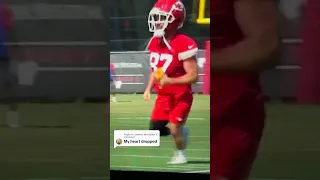 Mosteller travis Kelce injured his knee