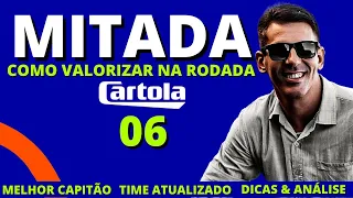 CARTOLA FC  2024| RODADA 6 | MITADA! 90 PONTOS | DICAS PARA MITAR