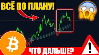 🚨ВНИМАНИЕ, БИТКОИН ИДЁТ ПО ПЛАНУ! ЧТО БУДЕТ ДАЛЬШЕ?