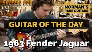 Guitar of the Day: 1963 Fender Jaguar Sunburst | Norman's Rare Guitars