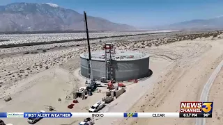 What’s that construction above I-10 in Cathedral City?