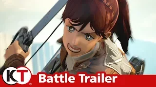 Новый трейлер "боев" игры Attack on Titan 2!