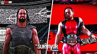 WWE 2K19 - Survivor Series 2018 Seth Rollins vs Shinsuke Nakamura | Match Highlights