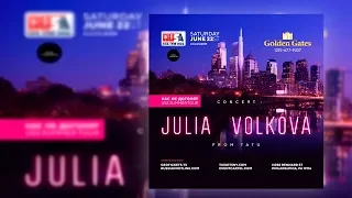 Julia Volkova "TATU" - June, 22 - Philadelphia - Golden Gates Nightclub