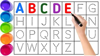 Learning Counting Number ABC, 123, A for apple, Counting, numbers, Alphabet, a to z - 381