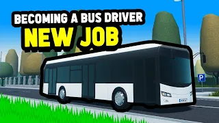 Starting a NEW JOB as a BUS DRIVER in Roblox Emergency Hamburg