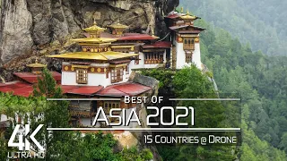 【4K】The Beauty of ASIA in 68 Minutes 2021 🔥🔥🔥 Ultra HD 🎵 Chillout Music (2160p Ambient UHD TV)