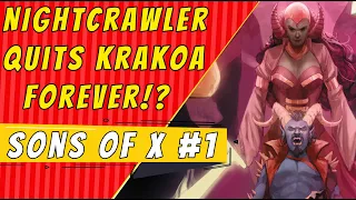 Nightcrawler Leaves Krakoa | X-Men Before The Fall Sons Of X #1