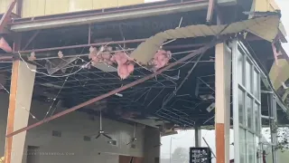 08-29-2021 Lockport, LA - Hurricane Ida Eyewall Damage