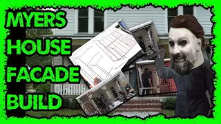 build a house facade Halloween house
