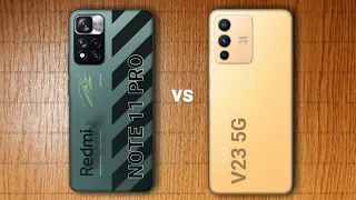 VIVO V23 5G vs Xiaomi Redmi Note 11 Pro | Full Compare | SL SG