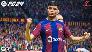 FC 24 - Barcelona vs Sevilla | La liga EA Sports 23/24 | 4K