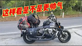 龙嘉250改装高把摩旅西藏，一天400公里，事实证明高把坐姿更舒服