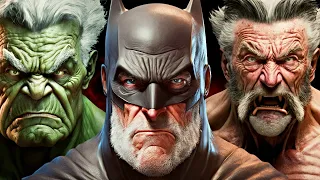 10 Dark, Violent, & Badass Older Versions Of Popular Superheroes - Backstories & Evolution Explored