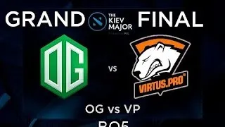 OG vs VP Grand Final Kiev Major 2017 (BO5) [REBROADCAST] [Highlights]