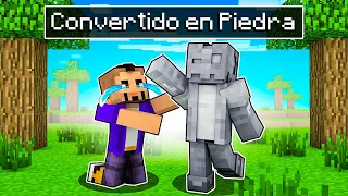 Trolero SE HA CONVERTIDO en PIEDRA en Minecraft!