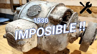 Old 1930 Electric Motor (OLD TOOLS RESTORATION)