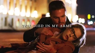 Oliver & Felicity || You Died In My Arms AU [4x09]