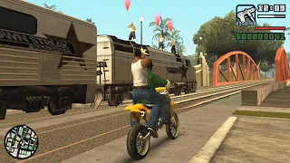 GTA SA Wrong Side of the Tracks but Big Smoke Rides the Bike