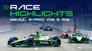RACE HIGHLIGHTS | Seoul E-Prix: Rounds 15 & 16 | Season 8 #FormulaE