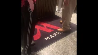 Marriott hotel manager snaps on hotel guest