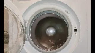 Crazy unbalanced spin 1500 rpm with motor speed controller washer indesit!