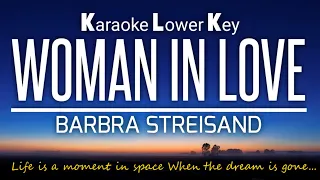 Barbra Streisand - Woman In Love 🎤Karaoke Lower Key♥️