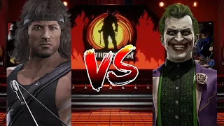 Mortal Kombat 11 Ultimate: Rambo vs Joker