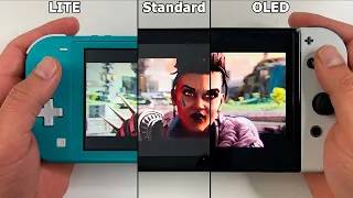 Apex Legends Side by Side Comparison | Nintendo Switch LITE vs. Standard vs. OLED