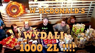 MCDONALD'S ROULETTE CHALLENGE ZA 1000 ZŁ Z WIDZAMI - KUPILI ZA 1000 ZŁ W MAKU !!!!