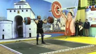 Weightlifting,15/02/ 2014 RUSSIAN CUP Vasiliy Polovnikov (105kg), clean/jerk 223kg