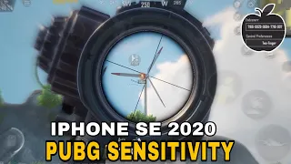 IPHONE SE 2020 PUBG SENSITIVITY SETTINGS IN 2023 | IPHONE NO RECOIL SESITIVITY