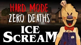 HARD MODE WITH ZERO DEATHS | Ice Scream: Horror Neighborhood (No Commentary)