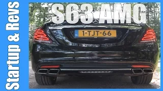 Mercedes S63 AMG LOUD! Startup & Revs Exhaust Sound