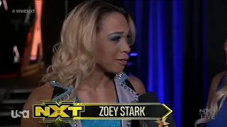WWE NXT 24/02/21: Zoey Stark & Io Shirai Backstage Segment
