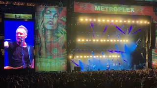 Message in a Bottle Sting live at KAABOO Texas